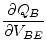 $\displaystyle \frac{\partial Q_B}{\partial V_{BE}}$