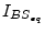 $\displaystyle I_{BS_{eq}}$